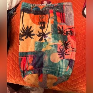 Johnny Was fleece blanket bag